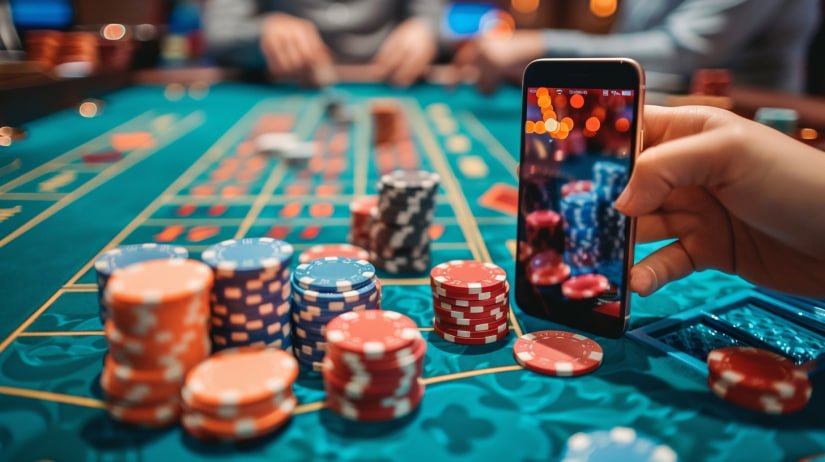 Tampilan antarmuka aplikasi bettoto di layar ponsel dengan menu sportsbook, live dealer, dan slot games